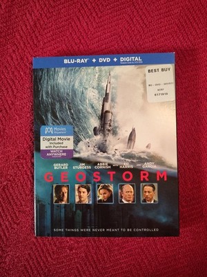 Geostorm (Blu-ray/DVD, 2017, 2-Disc Set, With Slipcover)