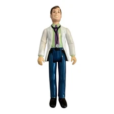 Vintage Playskool Dollhouse DOCTOR Brunette Man Physician Figure Loving Family