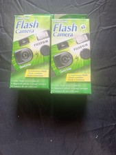 Fujifilm Quicksnap Flash Camera 2 pack Single Use 27 exp 35mm 400 Speed