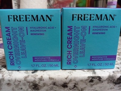 Freeman Rich Cream Moisturizing Face Mask Overnight Leave-On 1.7oz