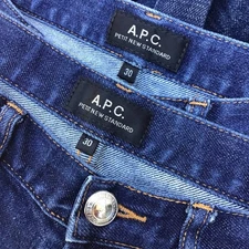 Lot of 2 APC jeans men’s 30 petit new standard blue denim designer A.P.C.