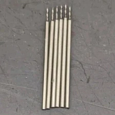 6 Kromhard .39mm Micro Drills HSS USA NEW - 0.37mm 0.37 mm