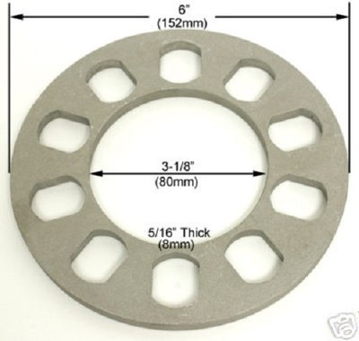 Camaro 2-Inch 5-Lug Wheel Spacers; Black; Set of Two (93-02 Camaro Camaro 2-Inch 5-Lug Wheel Spacers; Black; Set of Two (93-02 Camaro
