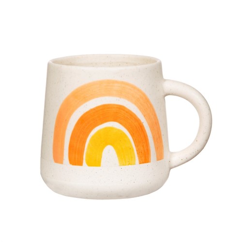 Rainbow Mug Coffee Cup Modern Home Gift Hand Painted by Sass & Belle - Picture 2 of 3