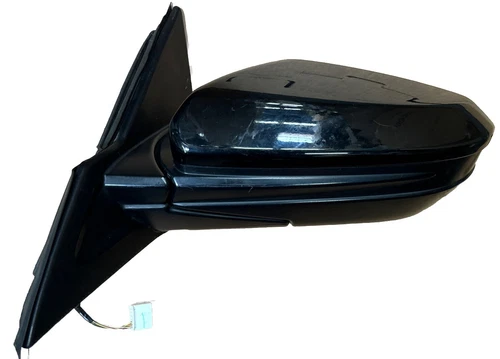 2016 2021 HONDA CIVIC LEFT SIDE DOOR MIRROR 5 WIRE BLACK OEM