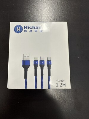 USB Multi-Charging Cable Type A to Type C/L/Micro USB Charging Cord