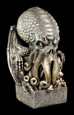 Statua Cthulhu Busto - Il Grande Vecchio - Demone Decorazione Statua Polpo