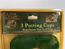 Club Champ Putting Cups, With Flags, Regulation size cups. Never Used