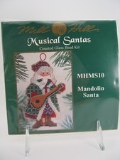 Mill Hill Counted Glass Bead Kit  Musical Santas  MANDOLIN SANTA
