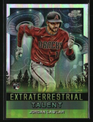 2024 Topps Chrome Cosmic Jordan Lawlar RC Extraterrestrial Talent #ET-18 DBacks