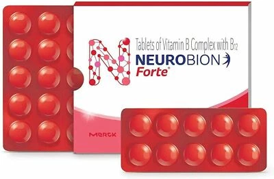4 x 30 Neurobion Forte Vitamin B3 B6 B12 tablets Supplements 120 Tablets