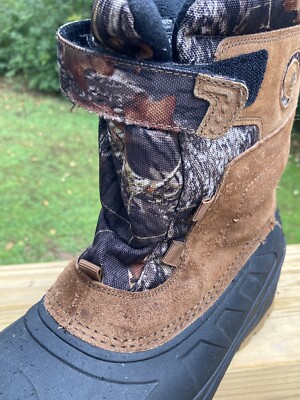 OZARK TRAIL Mossy Oak Camo Print Winter Snow Boots Sz 6 | eBay display picture 3