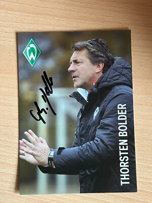 Thorsten Bolder SV Werder Bremen Autogrammkarte original signiert #S18237