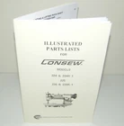 Consew 224 224R-1 225 226 226R-1 Parts Manual Reproduction