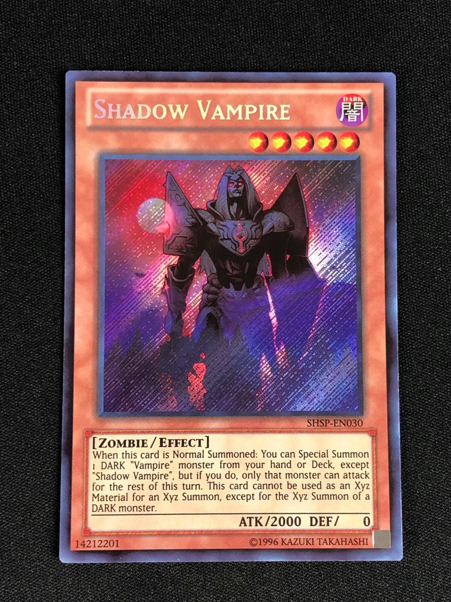 best vampire cards yugioh YU-GI-OH! - Hunter (SHSP-EN034) - Shadow Specters - 1st Edition Vampire Lord DCR-000 Secret Rare