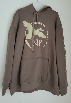 Northern Flight NF Cabelas Mens 2xl Hooded Sweatshirt Brown Northern Flight NF Cabelas Mens 2xl Hooded Sweatshirt Brown