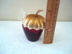 Vintage Avon Strawberry Shaped Red Glass Jar With Spoon " BEAUTIFUL COLLECTIBLE — photo 8