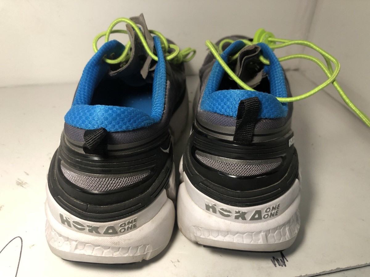 Hoka One One M Conquest Men\'s‎ Running Shoes Gray Blue Size 9.5 Hoka One One Conquest 30108 025 FGBW Gray | Mercari main image 3