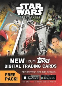 Star Wars the Force Awakens Series 2 Digital Trading Card Pack Redemption Card | eBay