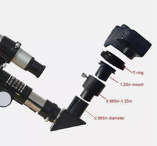 0.965 To 1.25 Eyepiece Adapter Telescope Astronomy 24.5Mm To 31.7Mm Metal