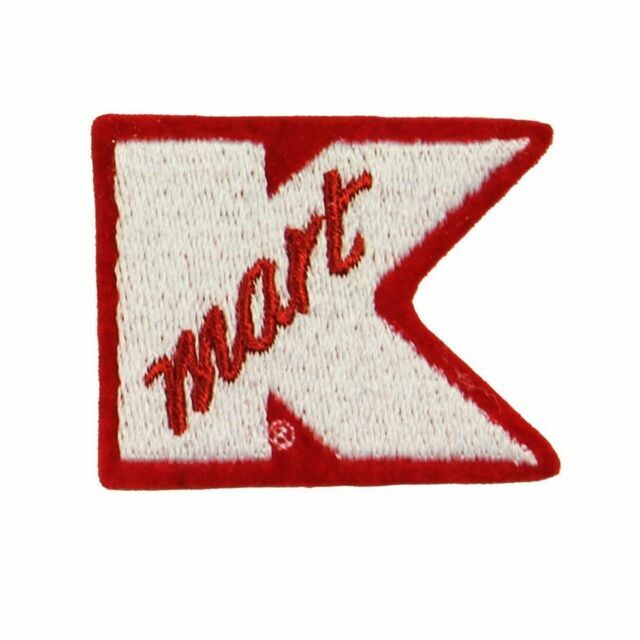 Kmart Symbol Badge Patch Uniform Employee Tag Embroidered Sew on
