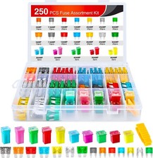 Nilight 250PCS Blade Jcase Car Fuse Assortment Kit Box Replacement Fuses