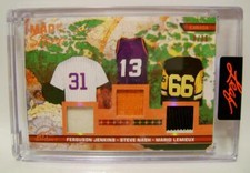 FERGUSON JENKINS STEVE NASH MARIO LEMIUEX #8 /35 CANADA LEAF ART OF SPORT 2023