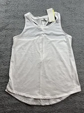 All in Motion Women's  Twist Back Legging Friendly Tank Top White Size Small