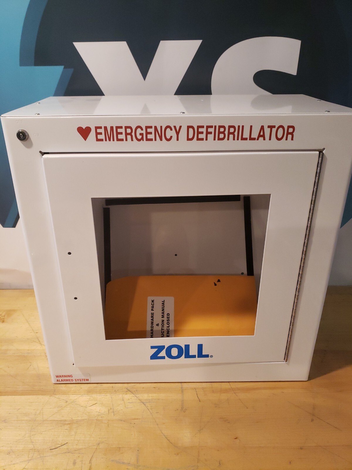 Zoll AED Defibrillator Metal Wall with Alarm eBay