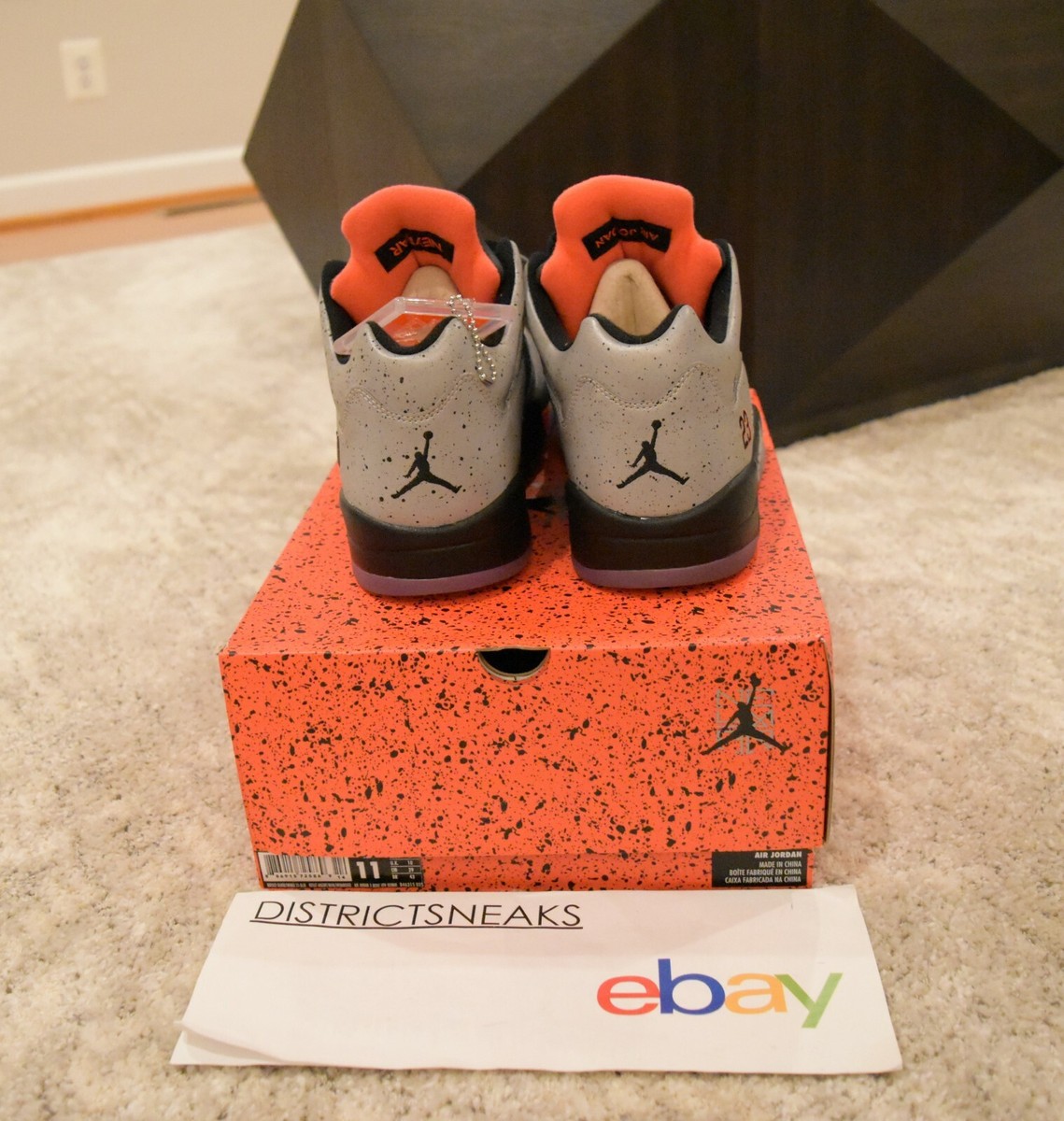 Air Jordan 5 Retro Low Neymar Size 11 (846315 025) Silver Air Jordan 5 Retro Low Neymar Size 11 (846315 025) Silver