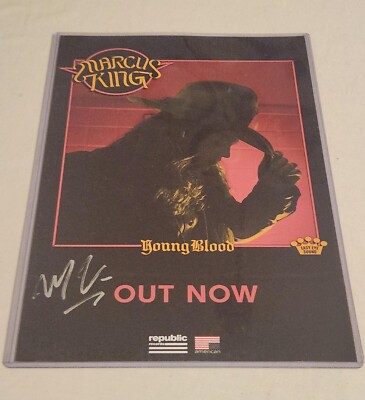 Marcus King Autographed 11x17 Young Blood Promo Poster #3