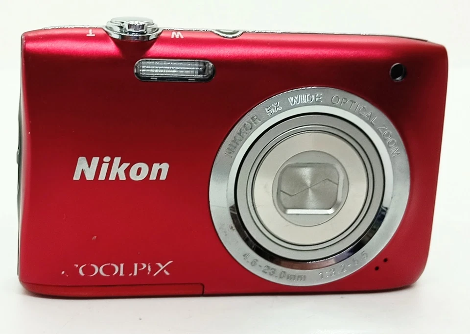 (EXC+++++) Nikon Coolpix S2900 Red 20.1MP 5x Zoom Compact Digital Camera Japan - Image 2 of 4