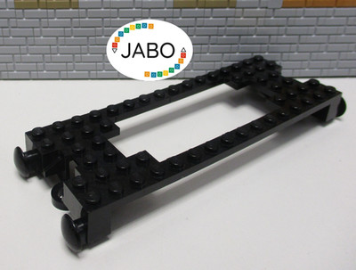 ( C14/7 ) LEGO 4178 Fahrgestell Chassis 6x16 schwarz Eisenbahn 4536 7839 7725