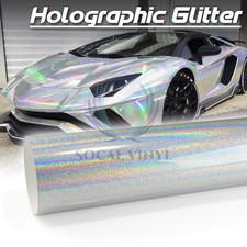 Holographic Glitter Rainbow Chrome Car Vehicle Vinyl Wrap Sticker Decal Sheet Holographic Glitter Rainbow Chrome Car Vehicle Vinyl Wrap Sticker Decal Sheet