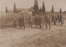 WW1 Kaiser Wilhelm II Campina Romania oil fields RARE 1917 - Original Photo