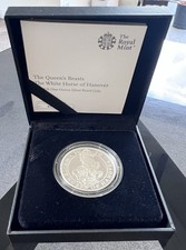 2020 UK 1 oz Silver Proof Coin Queens Beast The White Horse Of Hanover COA RM