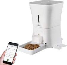 SKYMEE WiFi AI B30 Alimentatore per Animali Domestici Distributore Automatico di Alimenti per Cani e Gatti
