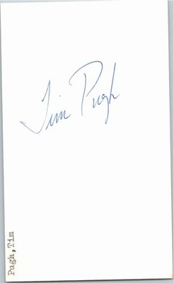 1990's -Tim Pugh- Signed/Autograph/Auto Index Card Cincinnati Reds MLB