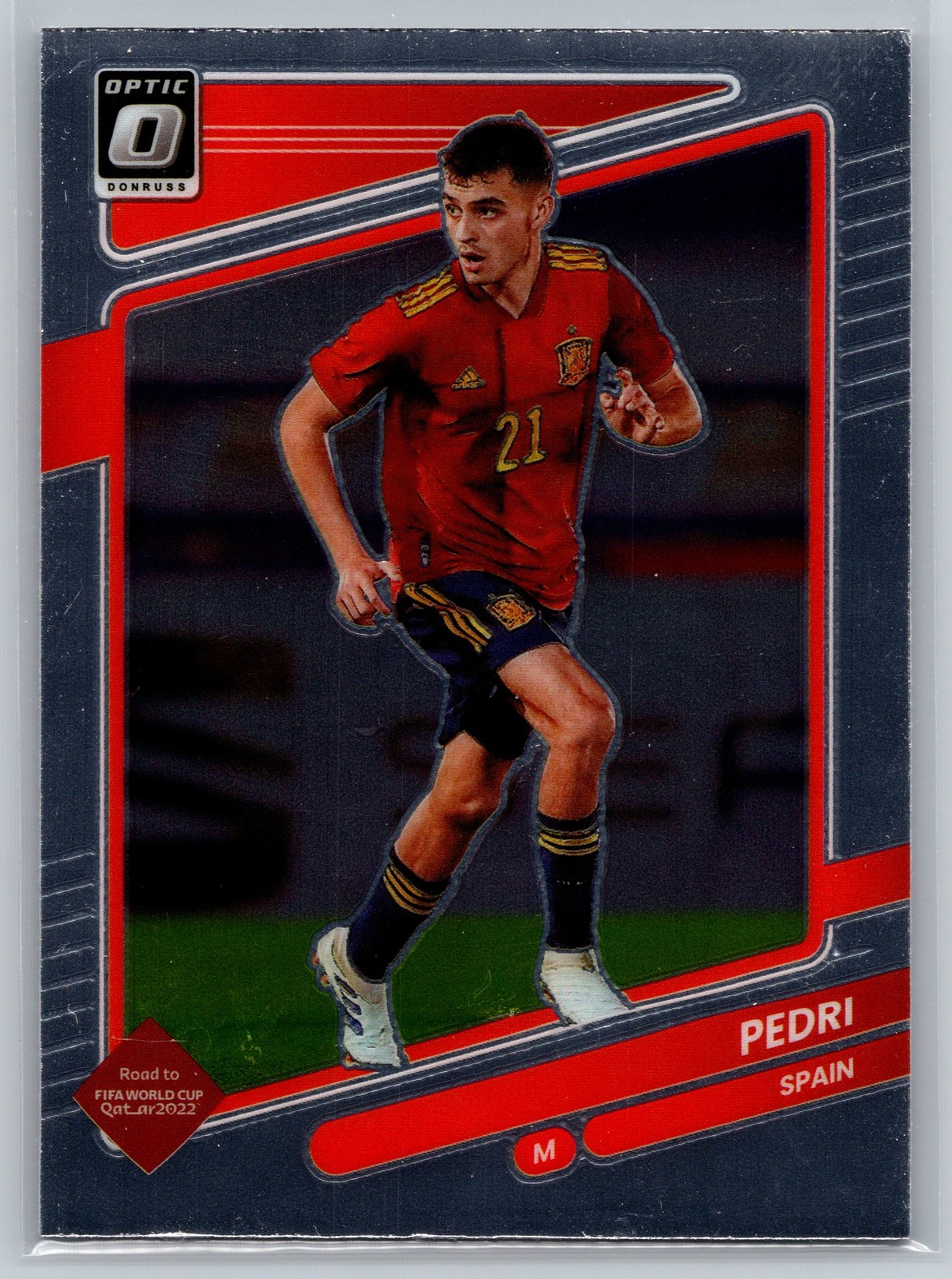 2021 22 Donruss Optic Soccer #151 Pedri Spain Midfielder Road to World Cup