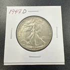 1947-D U.S. Liberty Walking Half Dollar 50c - .9 / Beautiful Coin! - No Reserve!