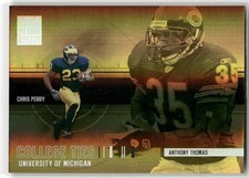 2004 Donruss Elite Ct-10 Anthony Thomas Chris Perry College Ties 2000
