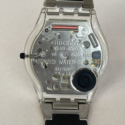Vintage Swatch Skin AG 1999 Ultra Thin Watch Needs Battery  display picture 1