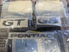2008 2009 Pontiac G8 Gt Rear Emblems Trunk Badges Kit Set Oem Unopened 2008 2009 Pontiac G8 Gt Rear Emblems Trunk Badges Kit Set Oem Unopened