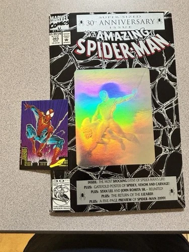 Amazing Spider-Man #365 30th Anniversary Black cover/2099 spiderman first VF-F