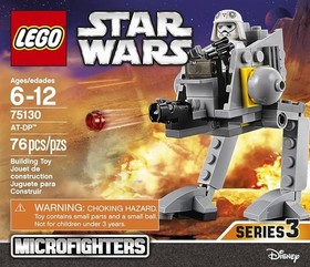 Retired 2016 Star Wars Lego 75130 AT-DP (100%Complete) Has Manual And Minifigure