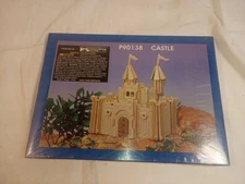 Harbor Freight Tools Wooden Model Kit Castle Building Toy Puzzle P90138 New