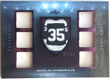 2023 Leaf ITG Used Gear Nikolai Khabibulin /35 Tampa Bay Lightning