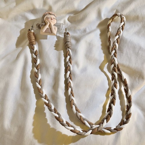 Cute Girl Phone Back Clip Plastic Rope Buckle Phone Chain Straps - Picture 3 of 8