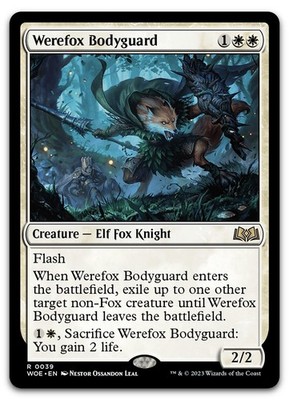 Werefox Bodyguard #39 (NM) Wilds of Eldraine WOE Magic MTG