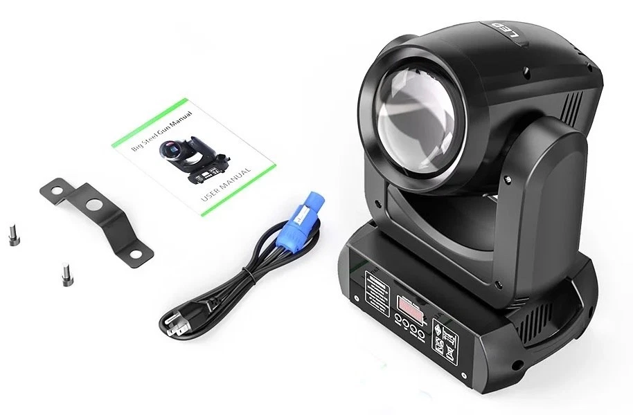 2 Piezas Cabezal Móvil LED 150w Rgbw Dmx - Nuevo para DJ y Fiestas 18 Prismas y Spots